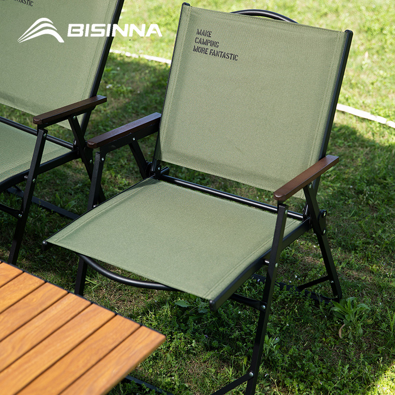 Outdoor Furniture Lounge Chair - BISINNA Sedia da campeggio pieghevole per