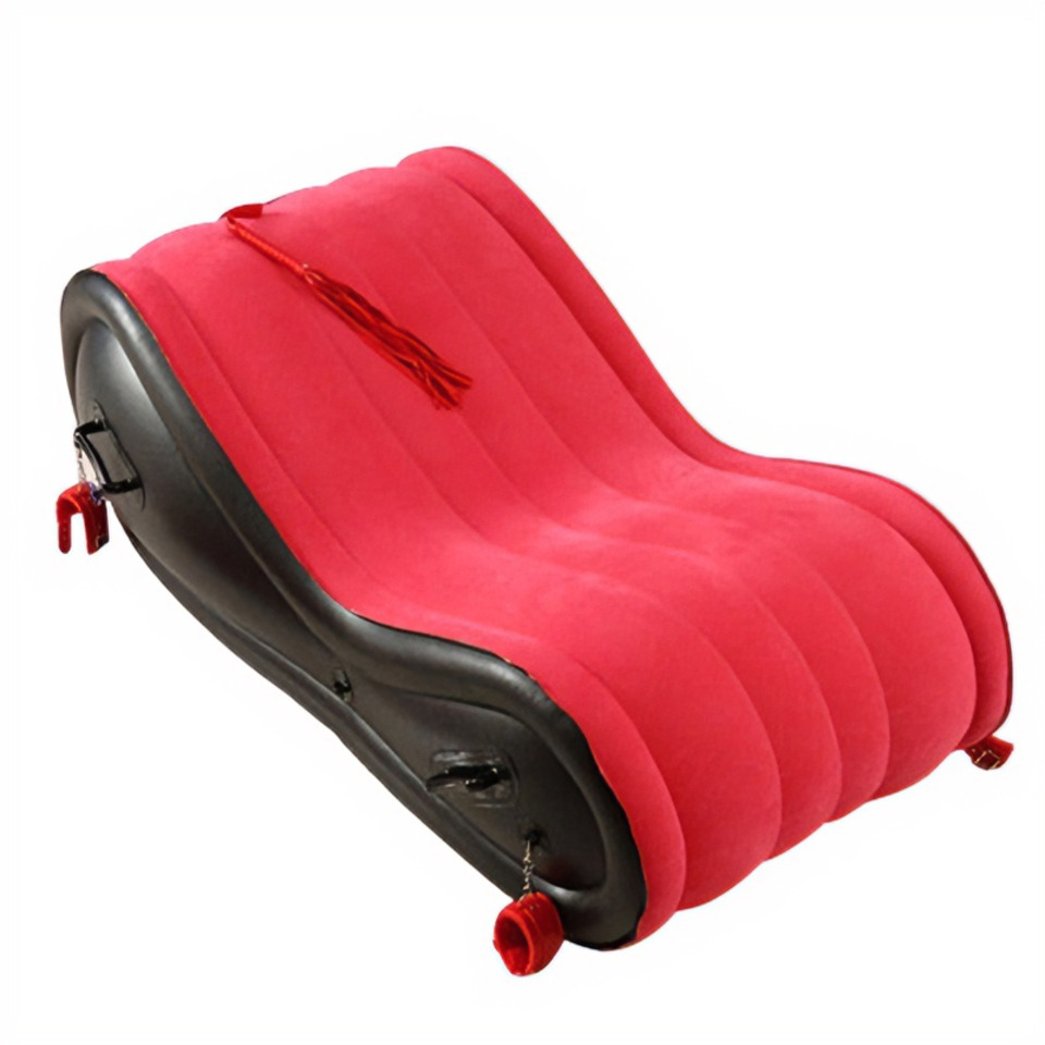 Outdoor Furniture Epping - Divano Gonfiabile Rosso per Adulti, Capacità