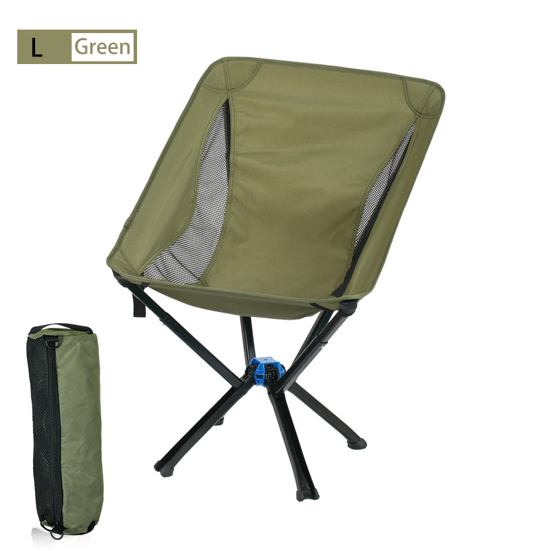 Outdoor Furniture Aluminium - Piccola sedia da campeggio pieghevole portatile