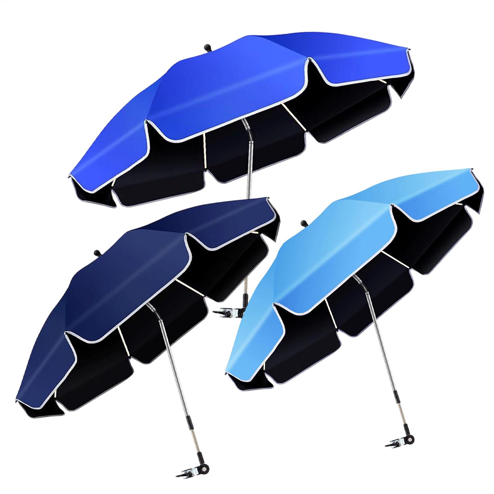 Outdoor Furniture With Umbrella - Ombrellone da Spiaggia Impermeabile con Morsetto,
