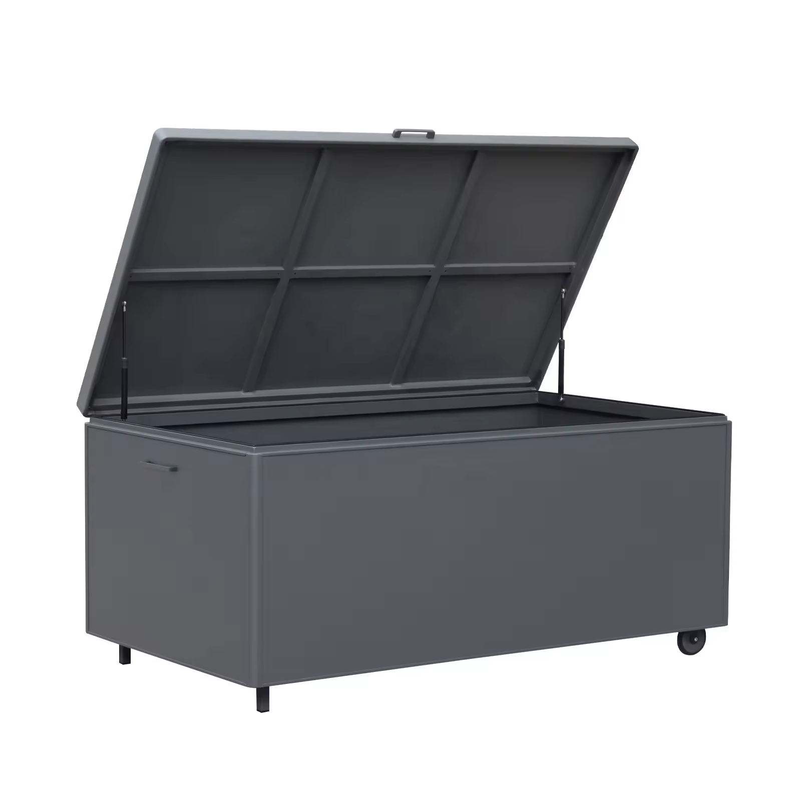 Outdoor Furniture Aluminium - Armadio Contenitore Quadrato da Esterno Impermeabile