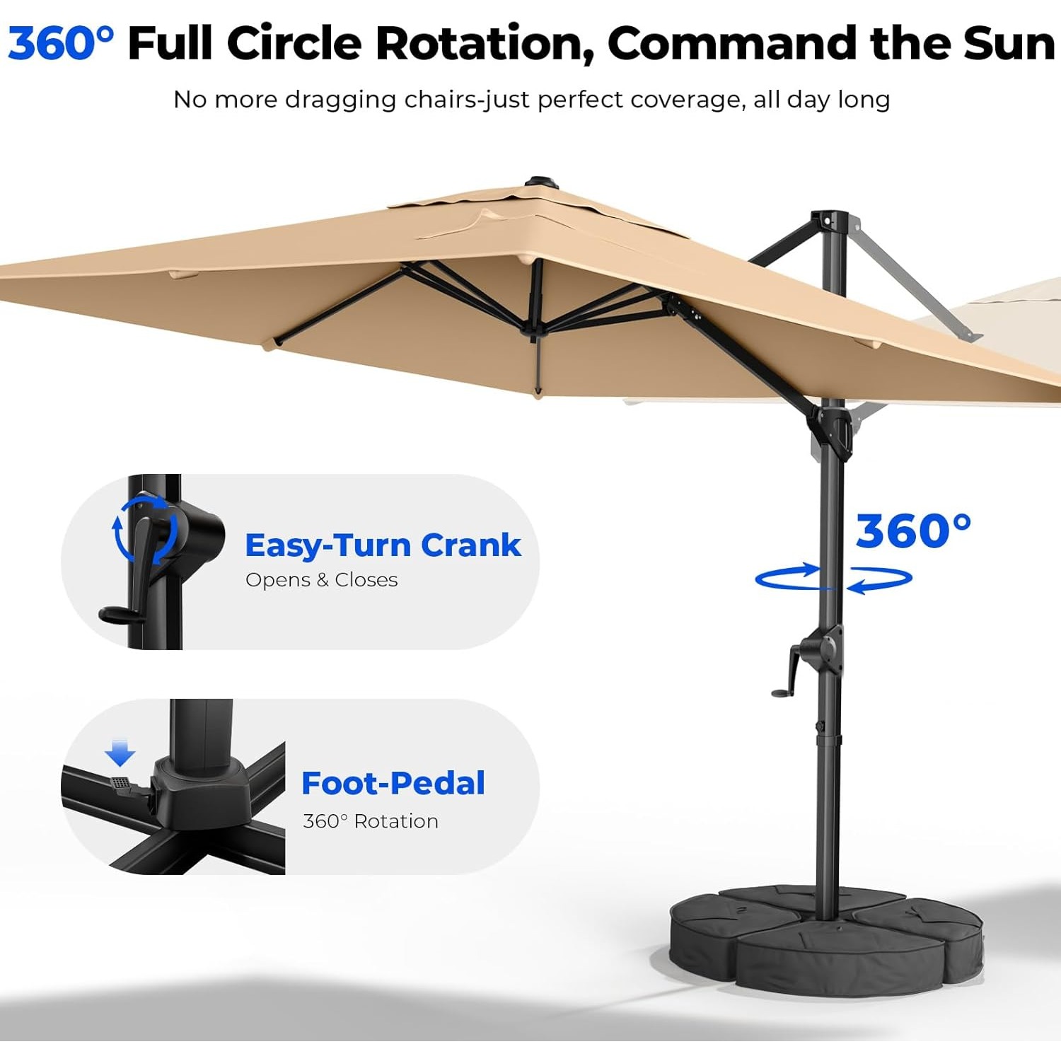 Ombrellone a braccio laterale  - Outdoor Furniture With Umbrella recensione e prezzo