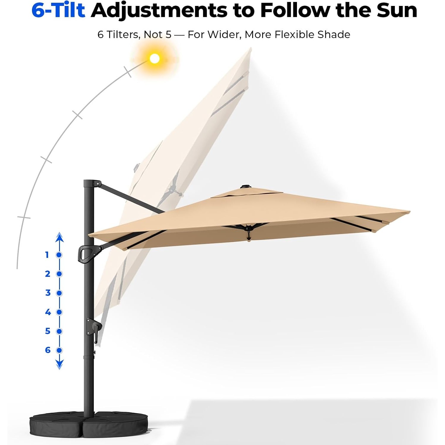 Ombrellone a braccio laterale  - Outdoor Furniture With Umbrella recensione e prezzo
