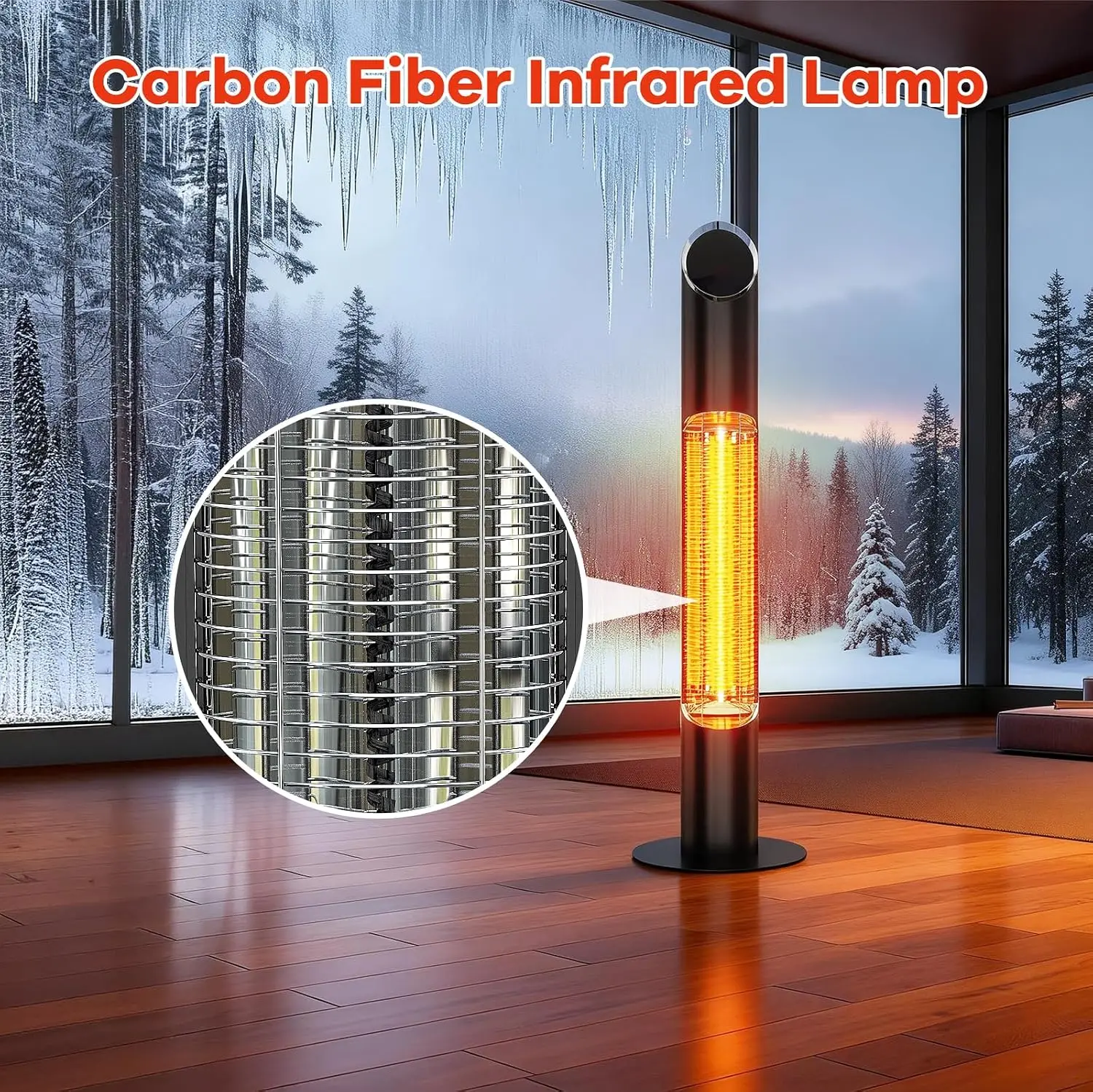 Riscaldatore Elettrico da Este - Patio Heater Standing recensione e prezzo