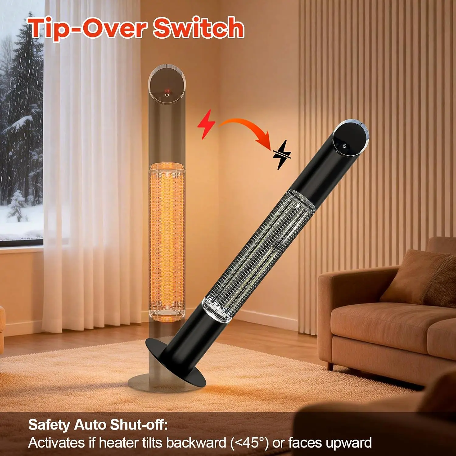 Riscaldatore Elettrico da Este - Patio Heater Standing recensione e prezzo