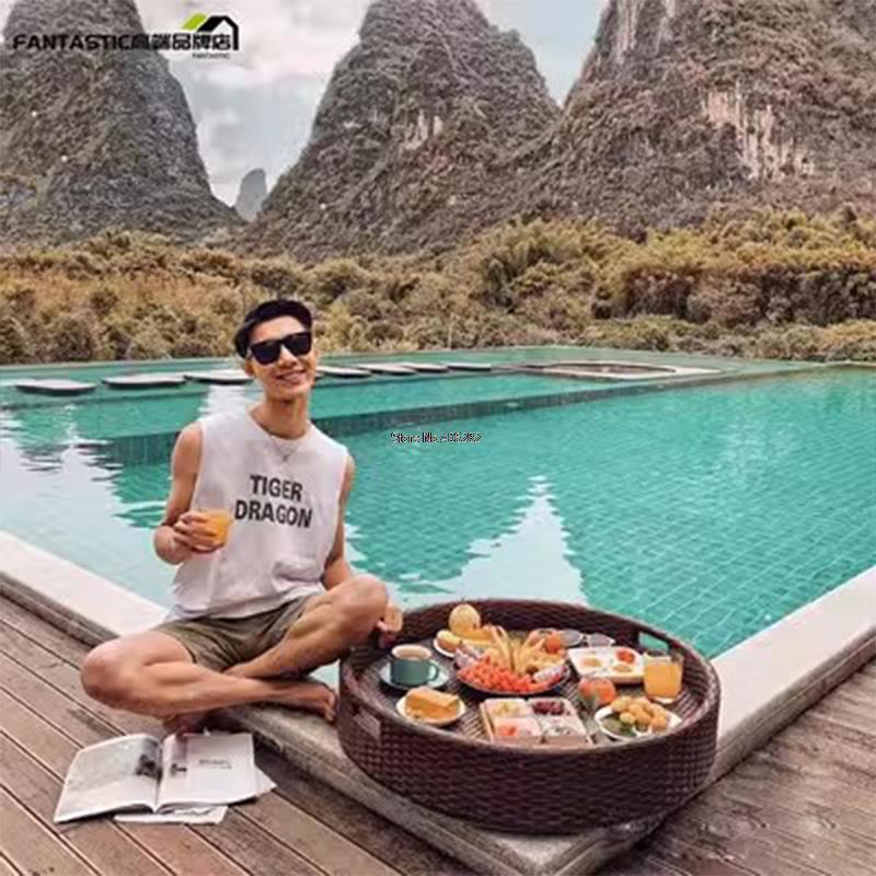Vassoio Galleggiante in Rattan - Outdoor Furniture In Bali recensione e prezzo