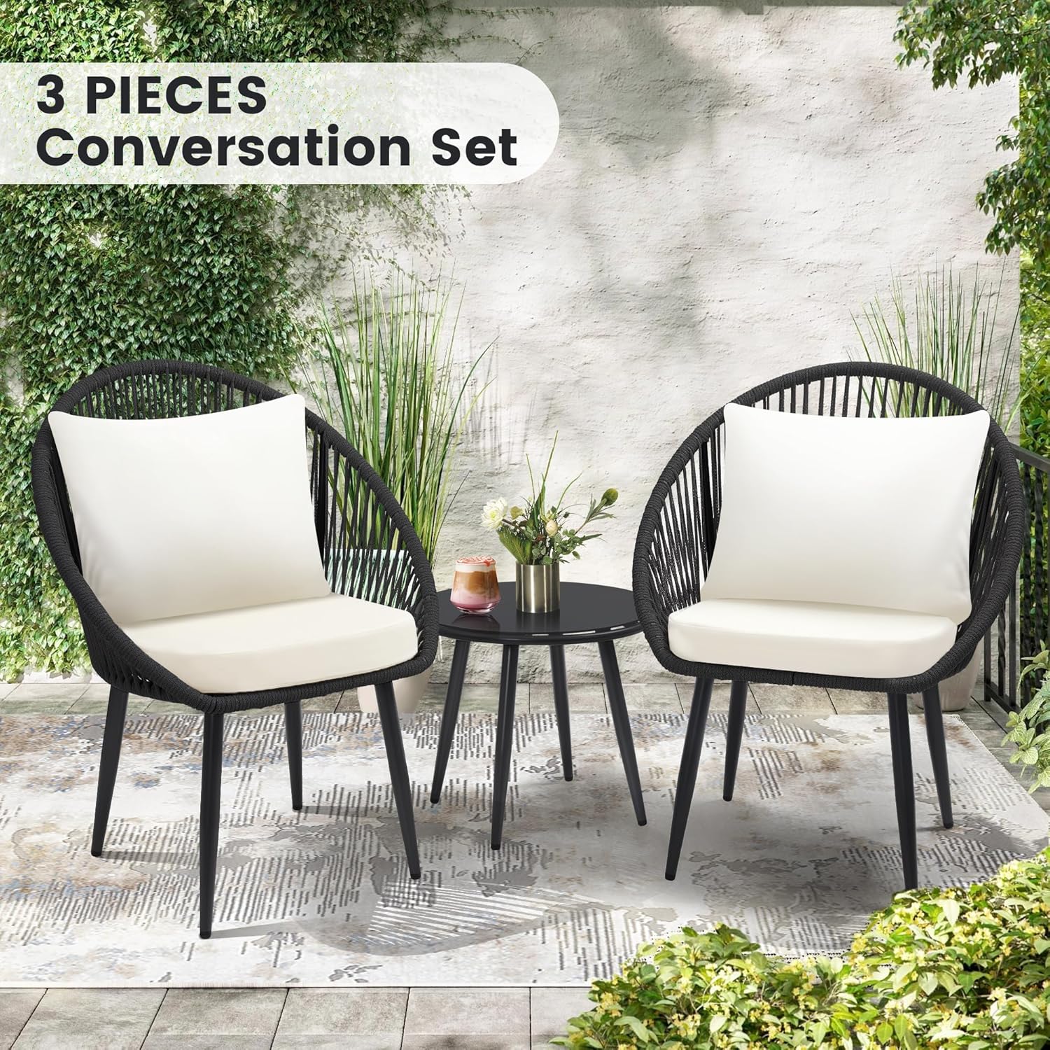 Set Bistrot 3 Pezzi, Sedie in  - Outdoor Furniture Deals recensione e prezzo