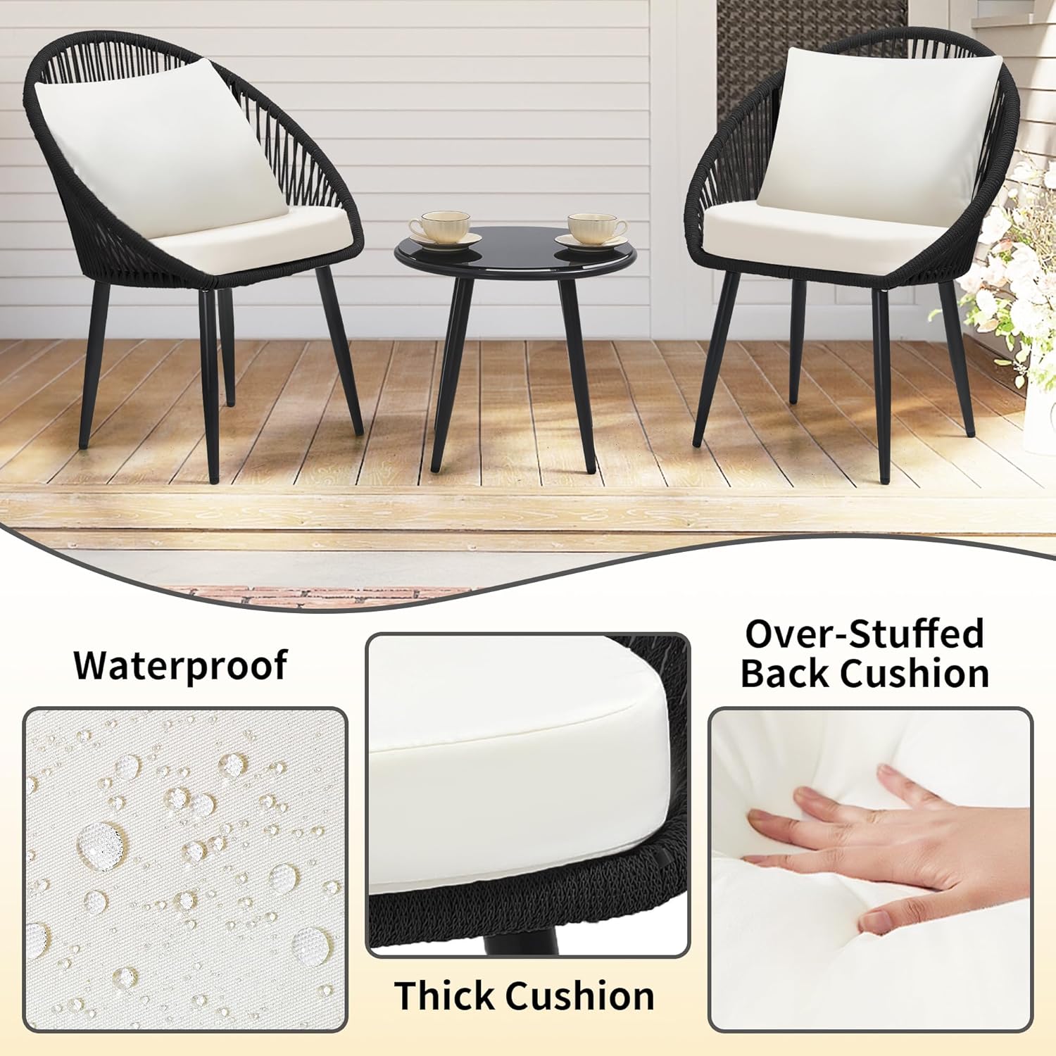 Set Bistrot 3 Pezzi, Sedie in  - Outdoor Furniture Deals recensione e prezzo