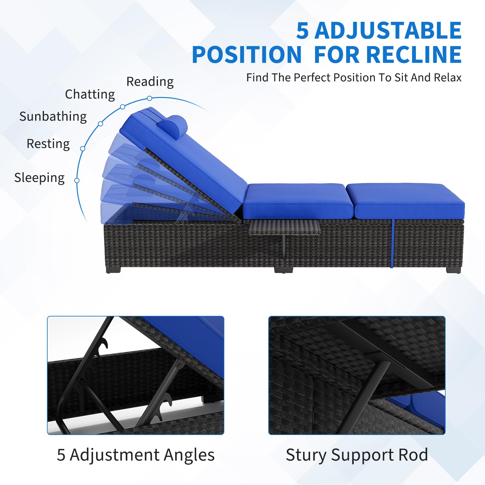 Set di 2 Chaise Longue da Este - Outdoor Furniture Deals recensione e prezzo