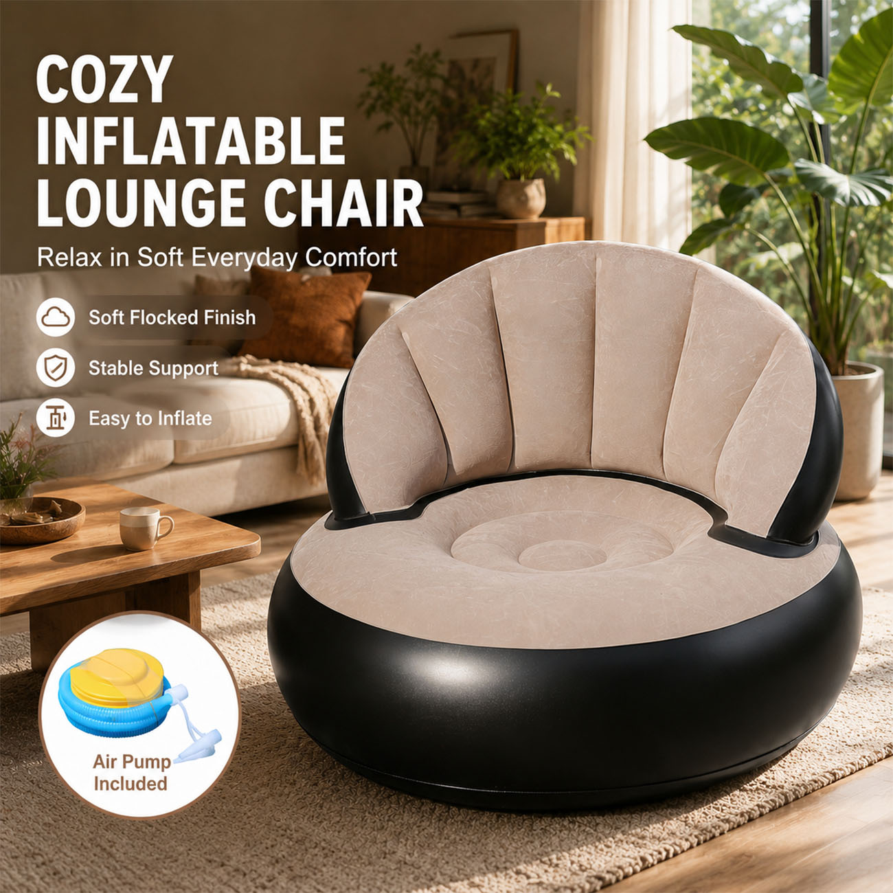Poltrona gonfiabile per adulti - Outdoor Furniture Lounge Chair recensione e prezzo
